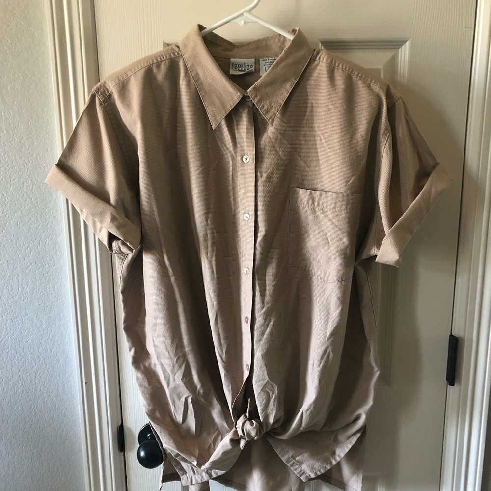 Vintage Beige Blouse